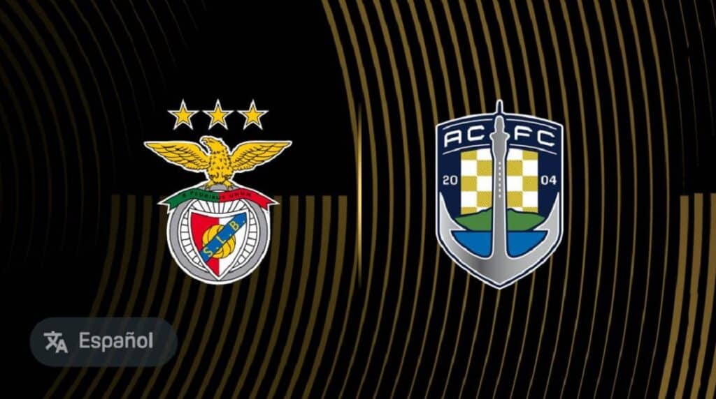 High‑resolution poster featuring Benfica’s red eagle crest and Auckland City’s navy blue badge facing off over the Inter & Co Stadium backdrop, with “20 June 2025 | Orlando” tagline.